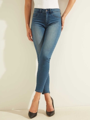 GUESS 1981 High-Rise Jeggings Women's Jeans Wash | UK2094PZI