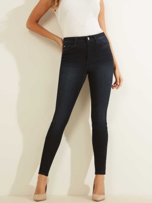 GUESS 1981 High-Rise Skinny Women's Jeans Wash | UK0179DBN