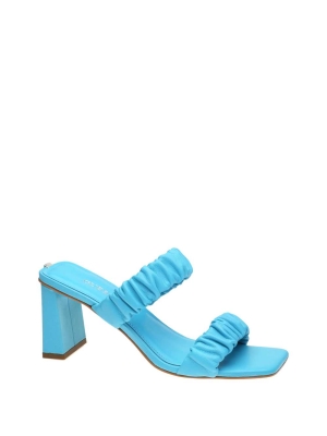 GUESS Aindrea Heeled Mules Women's Heels Shoes Blue | UK9287XVS