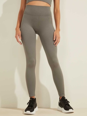 GUESS Alma Seamless Women's Leggings Grey | UK4761VKU