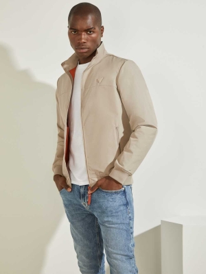 GUESS Amos Bomber Men's Jackets Grey Orange | UK4018GRU