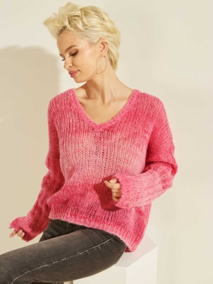 GUESS Ariane Women's Sweaters Pink Multicolor | UK9271USW