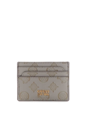 GUESS Bea Card Holder Women's Wallets Grey White | UK7349ZTS