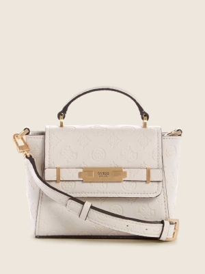 GUESS Bea Mini Top Handle Women's Crossbodies Grey | UK5784UXC