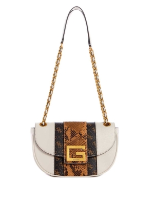 GUESS Bling Python Convertible Women's Crossbodies Grey Multicolor | UK3216QVY