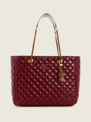 GUESS Cessily Quilted Women's Totes Red | UK6345ZMV