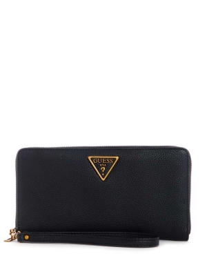 GUESS Destiny Check Organizer Women's Wallets Black | UK2316COE