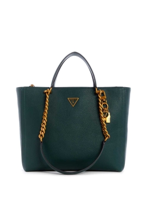 GUESS Destiny Society Women's Totes Green | UK2106LCK