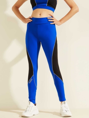 GUESS Doreen Women's Leggings Blue Black | UK6502RYK