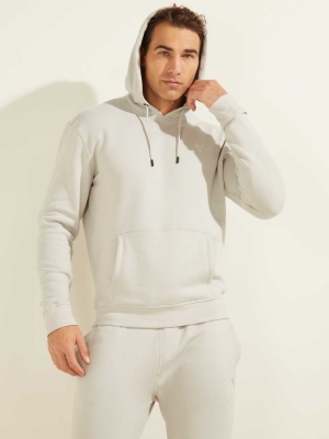 GUESS Eco Aldwin Men's Hoodies Grey | UK0835JEW