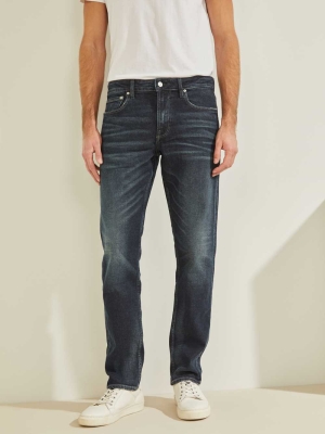 GUESS Eco Slim Tapered Men's Jeans Wash | UK3501PXV