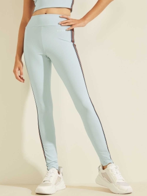 GUESS Ethel Women's Leggings Light Blue | UK0159CDF