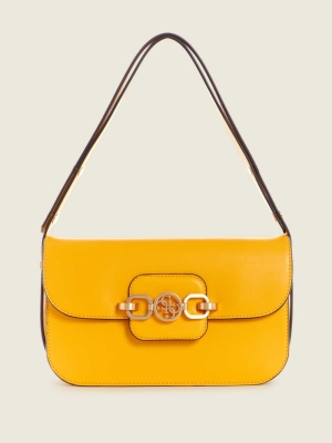 GUESS Hensely Convertible Women's Shoulder Bags Yellow | UK0248QXC