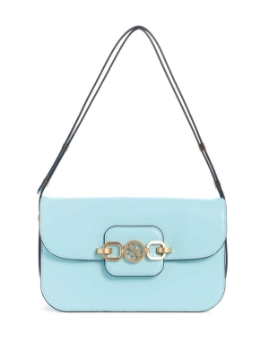 GUESS Hensely Convertible Women's Shoulder Bags Light Turquoise | UK6319EJK