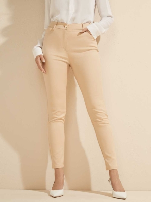 GUESS Hollywood Skinny Women's Pants White | UK3096BIY