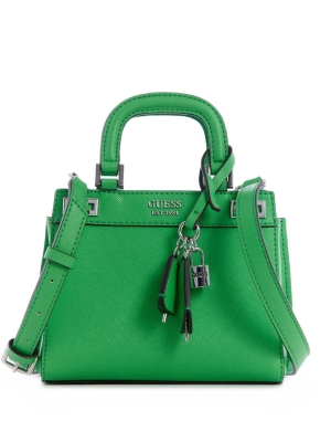 GUESS Katey Mini Women's Satchels Green | UK9137SZJ