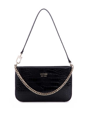 GUESS Katey Mini Women's Shoulder Bags Black | UK6157HOJ