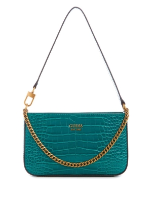 GUESS Katey Mini Women's Shoulder Bags Green | UK2178MZA