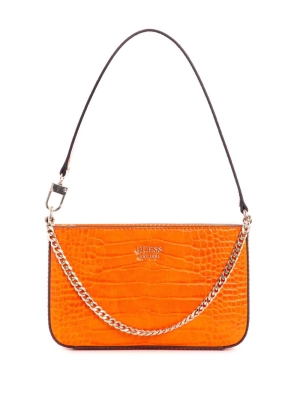 GUESS Katey Mini Women's Shoulder Bags Orange | UK2894WCK