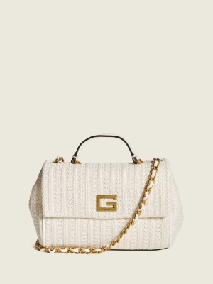 GUESS Kimi Small Convertible Women's Crossbodies White | UK7689IMV