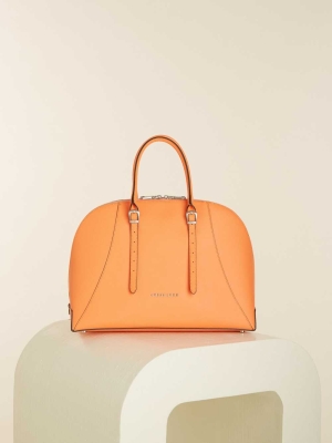 GUESS Lady Luxe Dome Women's Satchels Orange | UK6127MUR