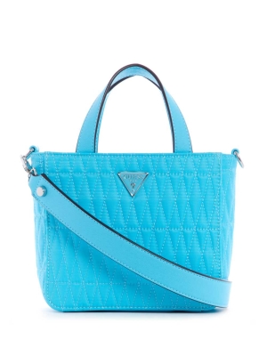 GUESS Layla Mini Women's Totes Light Turquoise | UK9871JWL