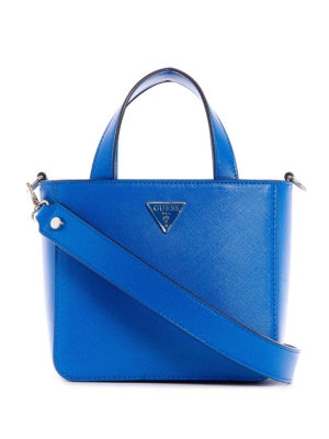 GUESS Layla Mini Women's Totes Royal | UK8653CMQ