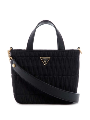 GUESS Layla Nylon Mini Women's Totes Black | UK1568MZI