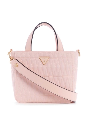 GUESS Layla Nylon Mini Women's Totes Pink | UK3982HXR