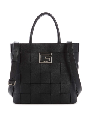 GUESS Liberty City Shopper Women's Totes Black | UK3620SBY