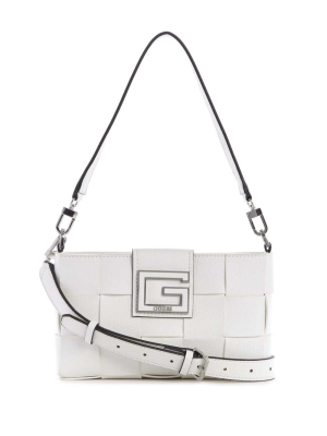 GUESS Liberty City Women's Shoulder Bags White | UK6253CLF