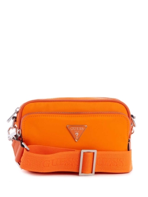 GUESS Little Bay Camera Women's Crossbodies Orange | UK3217DEP