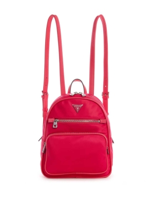 GUESS Little Bay Women's Backpacks Fuchsia | UK5461OGA