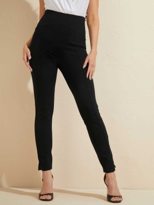 GUESS Moxie Super High-Rise Skinny Women's Pants Black | UK6245MHA