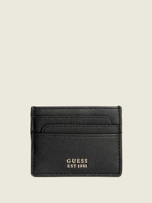 GUESS NOELLE SLG CARD HOLD Women's Wallets Black | UK5318PDK