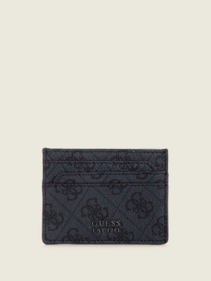 GUESS Noelle Card Holder Women's Wallets Blue Flower | UK5409FRM