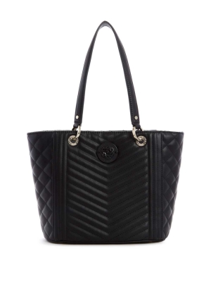 GUESS Noelle Small Elite Women's Totes Black | UK4762MHK