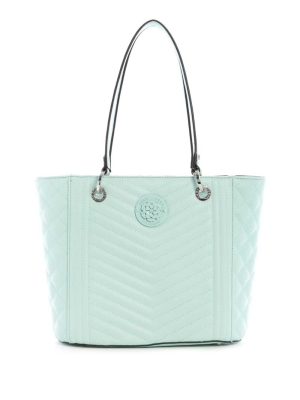 GUESS Noelle Small Elite Women's Totes Light Turquoise | UK0726JTZ