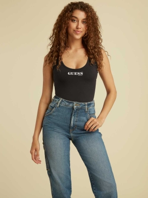 GUESS Originals Kit Women's Bodysuit Black | UK8142OJR