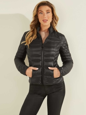 GUESS Orsola Packable Down Women's Jackets Black | UK2576VJC