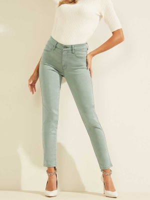 GUESS Pastel Sexy Curve Skinny Women's Jeans Turquoise | UK0817JCG