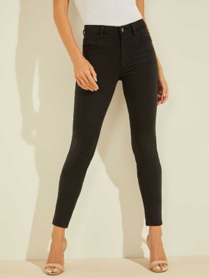 GUESS Pastel Sexy Curve Skinny Women's Jeans Black | UK3015CFG