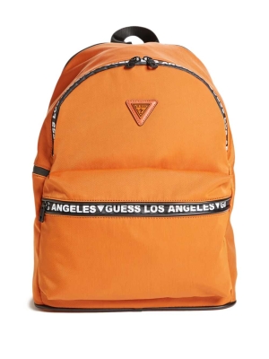 GUESS Quarto Nylon Women's Backpacks Orange | UK6917JCW