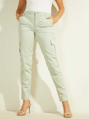 GUESS Sexy Cargo Women's Pants Light Turquoise | UK3967ZJL