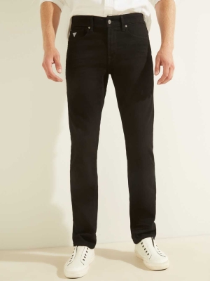 GUESS Slim Straight Men's Jeans Wash | UK7836YHK