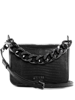 GUESS Tullia Mini Women's Crossbodies Black | UK6958AFQ