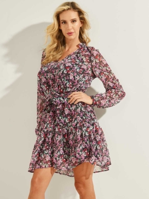 GUESS Veronica Women's Dresses Flower | UK9012OTR