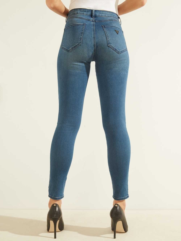 GUESS 1981 High-Rise Jeggings Women's Jeans Wash | UK2094PZI