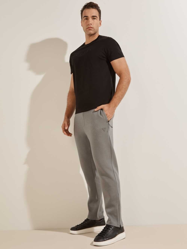 GUESS Abbot Men's Pants Grey | UK3185TGQ