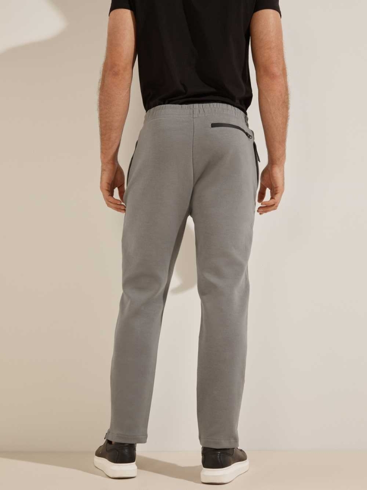 GUESS Abbot Men's Pants Grey | UK3185TGQ